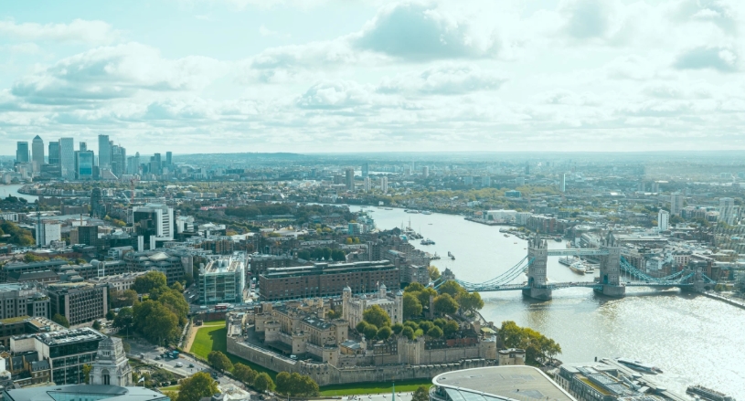 london aerial image hero image