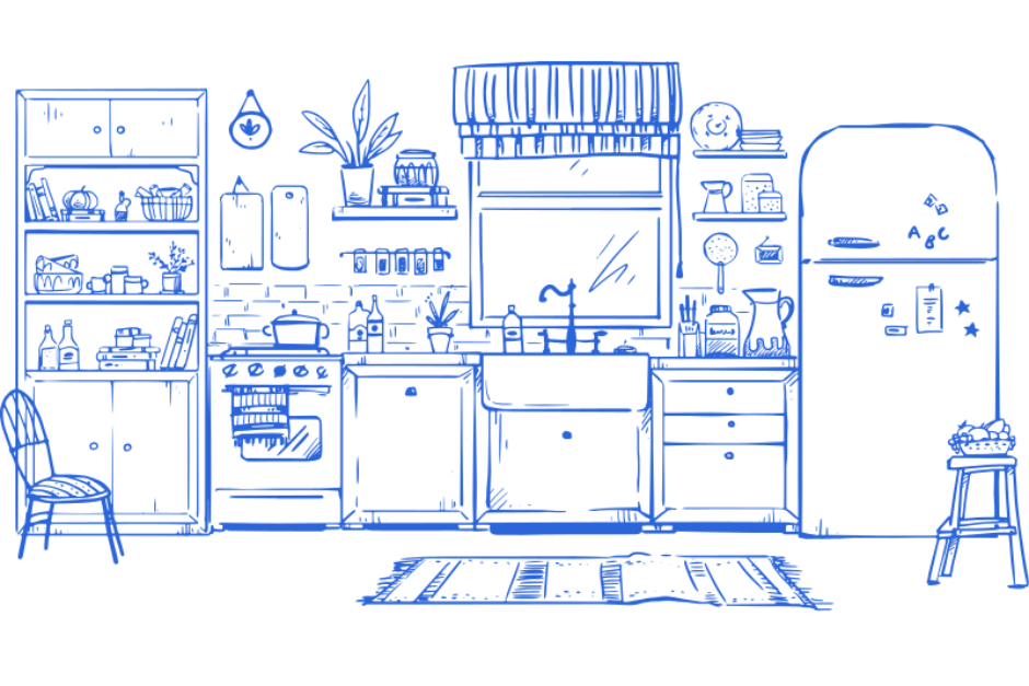 declutter the kitchen