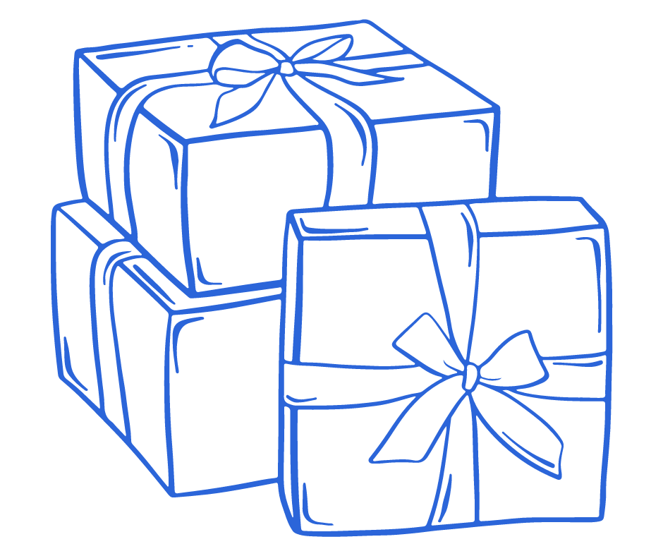 Giving presents Presents for friends and family